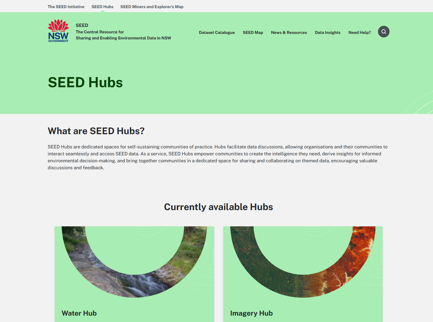 Sharing and Enabling Environmental Data (SEED) Portal