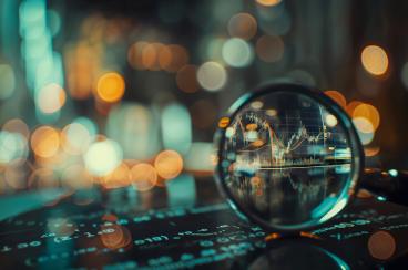 Business audit stock financial finance management on analysis data strategy with graph accounting marketing or report chart economy investment research profit concept.
