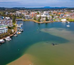 image of estuary on the NSW north coast